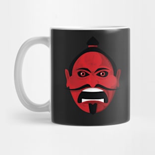 red warrior Mug